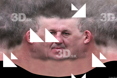 Male head texture