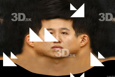 Male head texture