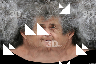 Female head texture