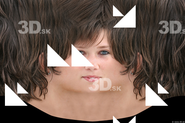 Female head texture