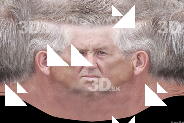 Male head texture