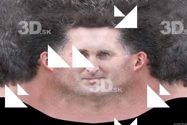 Male head texture