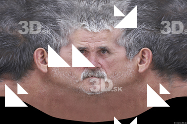 Male head texture