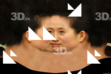 Female head texture