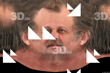 Male head texture