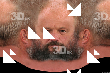 Male head texture