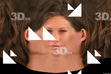 Female head texture