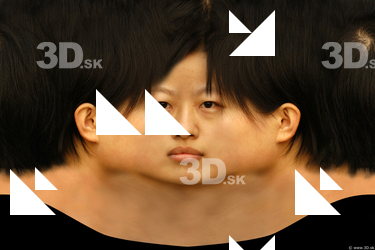 Female head texture