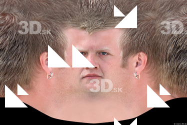 Male head texture