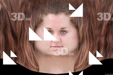 Female head texture