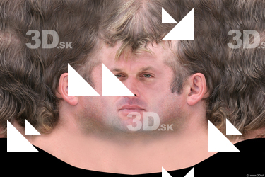 Male head texture
