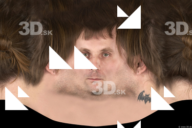 Male head texture