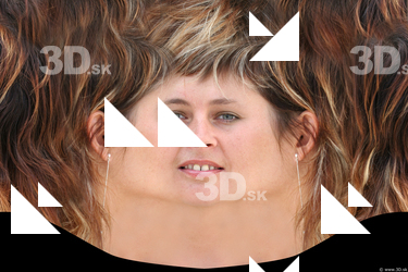 Female head texture