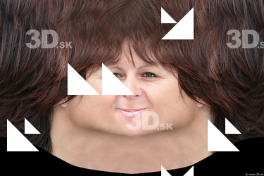 Female head texture
