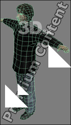 3D Model White Man # 10