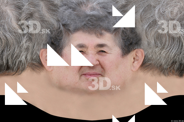 Female head texture