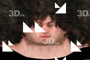 Male head texture