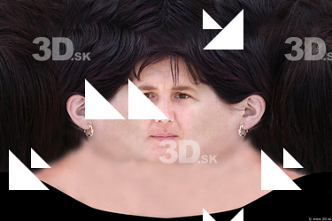 Female head texture