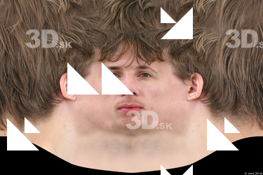 Male head texture