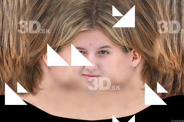 Female head texture