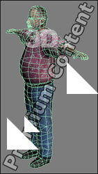 3D Model White Man # 12