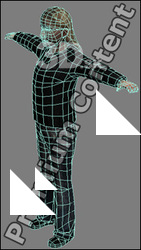 3D Model White Woman # 3