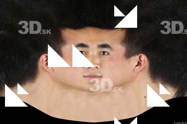 Male head texture
