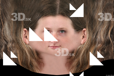 Female head texture