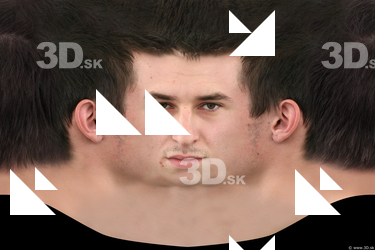 Male head texture
