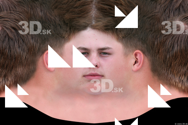Male head texture