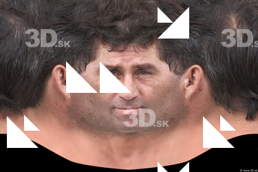 Male head texture