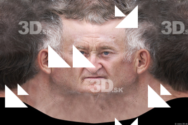 Male head texture