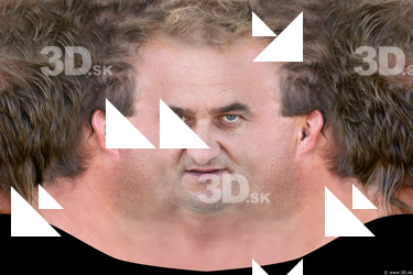 Male head texture