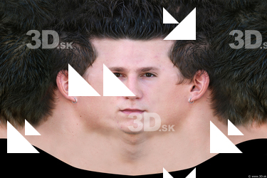 Male head texture