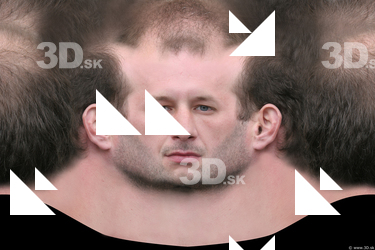 Male head texture