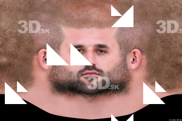 Male head texture