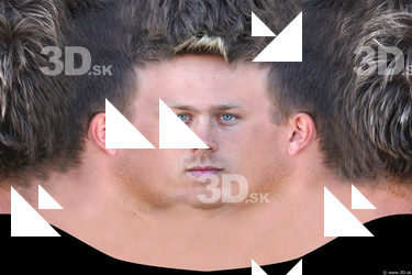 Male head texture