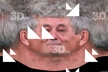 Male head texture