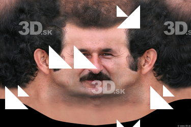 Male head texture