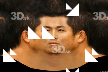 Male head texture