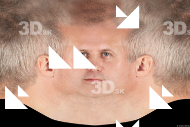 Male head texture