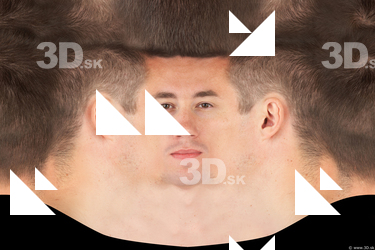 Male head texture