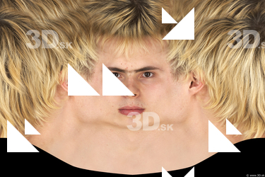 Male head texture