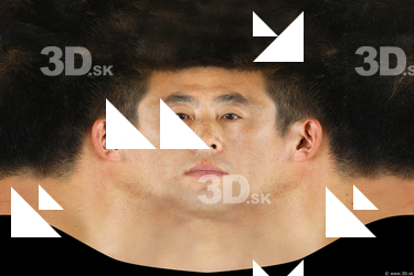 Male head texture