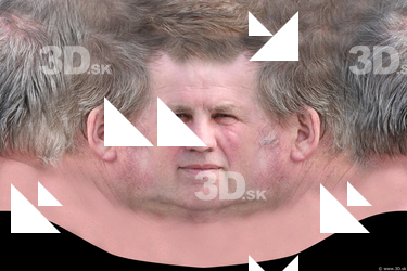 Male head texture