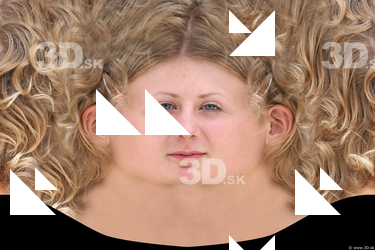 Female head texture