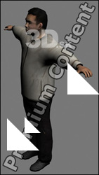 3D Model Asian Man # 9