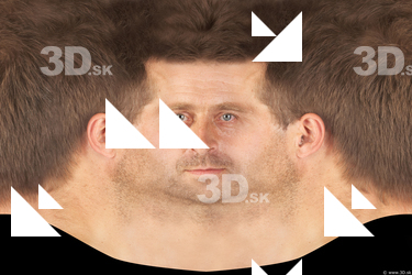 Male head texture