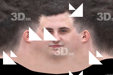 Male head texture