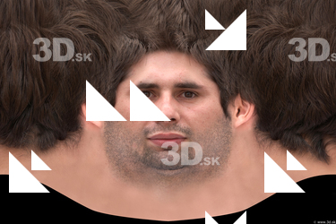 Male head texture